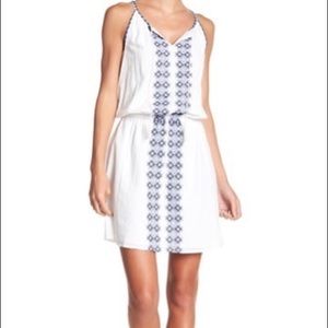 BeachLunchLounge Embroidered Halter Dress Size XL